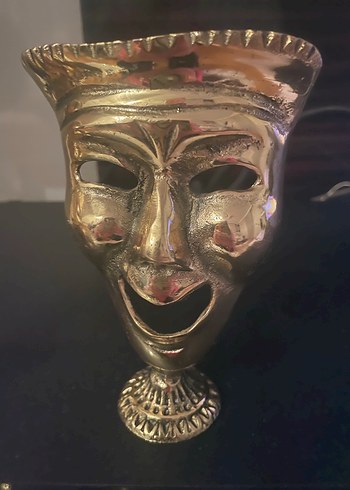 Altın Renkli Mask Figürinleri - Görsel 4