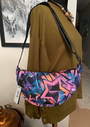 Kasha  Çok Renkli  Desenli Askılı Çanta - Görsel 3