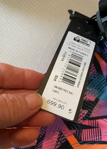 Kasha  Çok Renkli  Desenli Askılı Çanta - Görsel 6