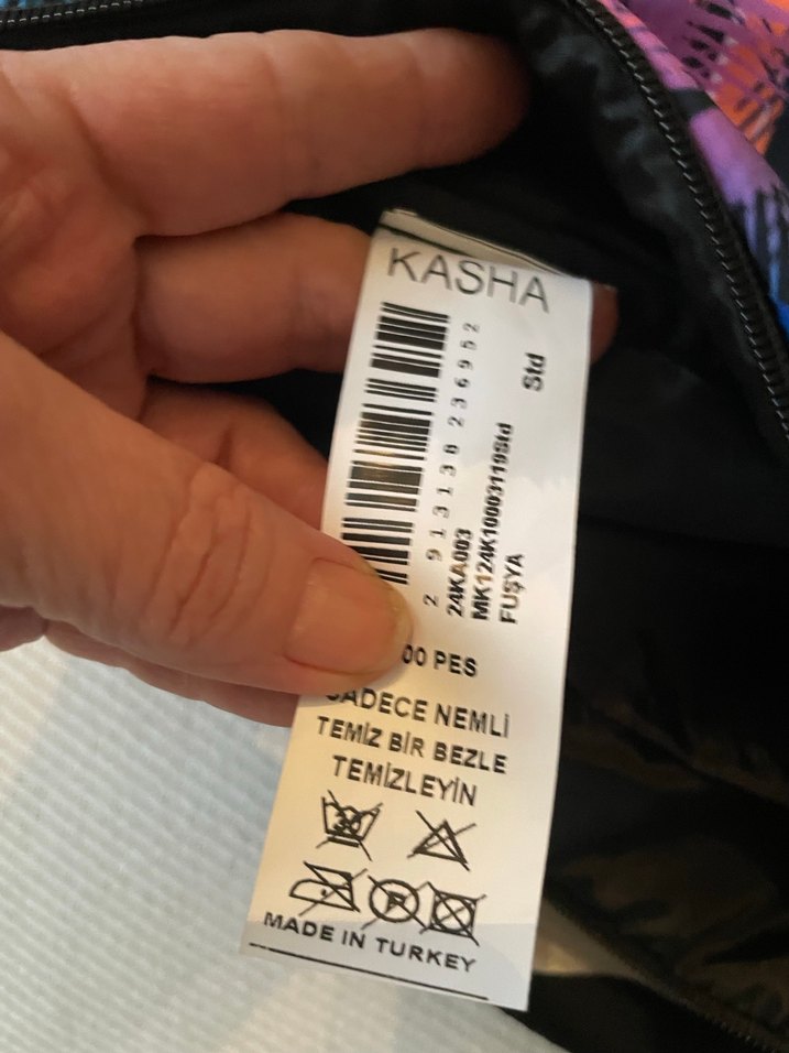 Kasha  Çok Renkli  Desenli Askılı Çanta - Görsel 5