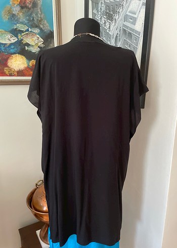 Faik Sönmez std bd siyah taşlı Pareo - Görsel 6