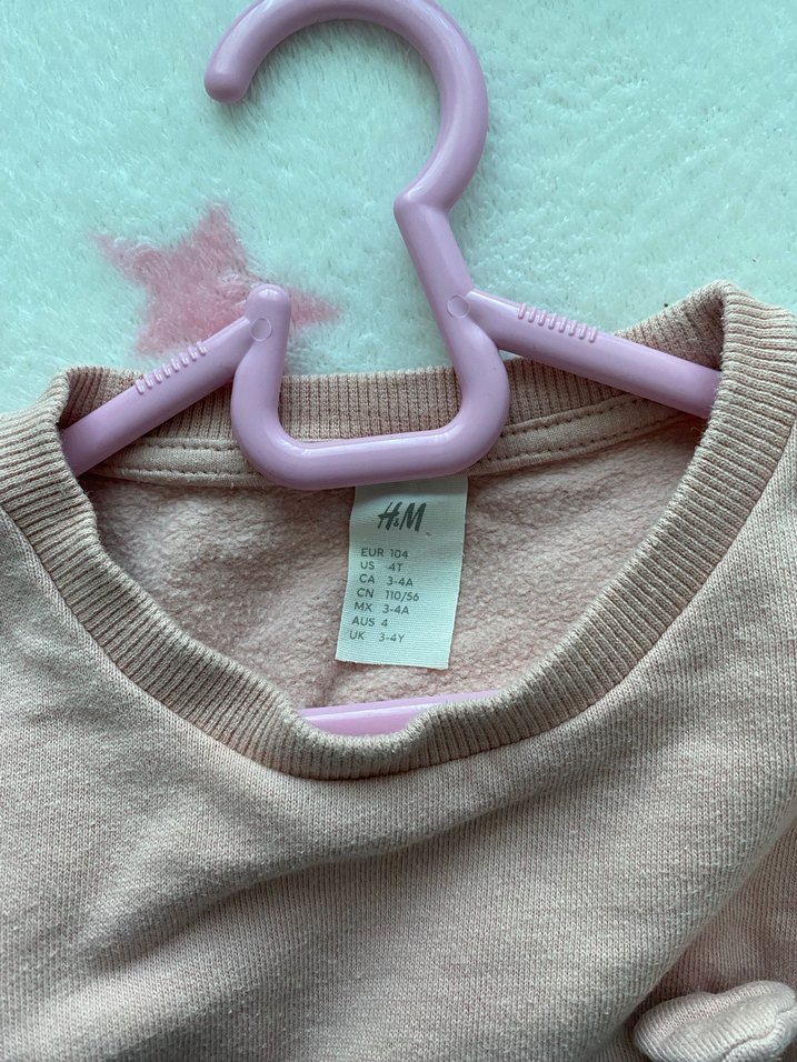 Kız Çocuk Bej Uzun Kollu Sweatshirt - Görsel 3