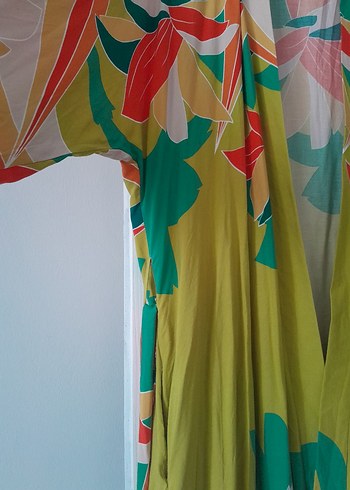 Diğer Renkli Uzun Bohem Kimono