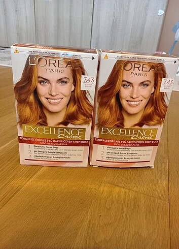 Loreal Excellence Creme Sultan Bakırı 7-43 (2 adet)