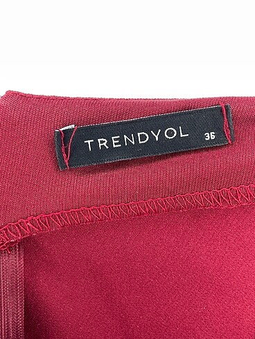36 Beden bordo Renk Trendyol & Milla Uzun Elbise %70 İndirimli.