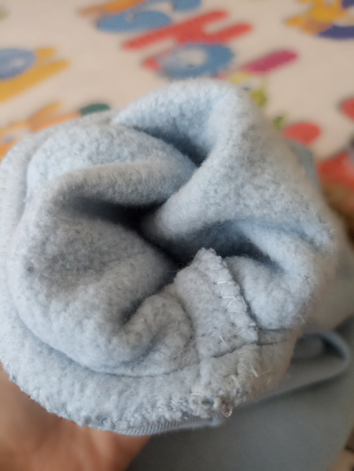 Mavi Kürklü Bebek Tulumu - Görsel 3