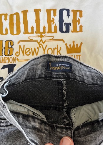 Erkek Bebek Kahverengi Baskılı Uzun Kollu Takım - Görsel 5