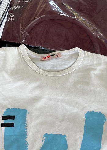 Beyaz Baskılı Erkek Tişörtü, Kısa Kollu - Görsel 2