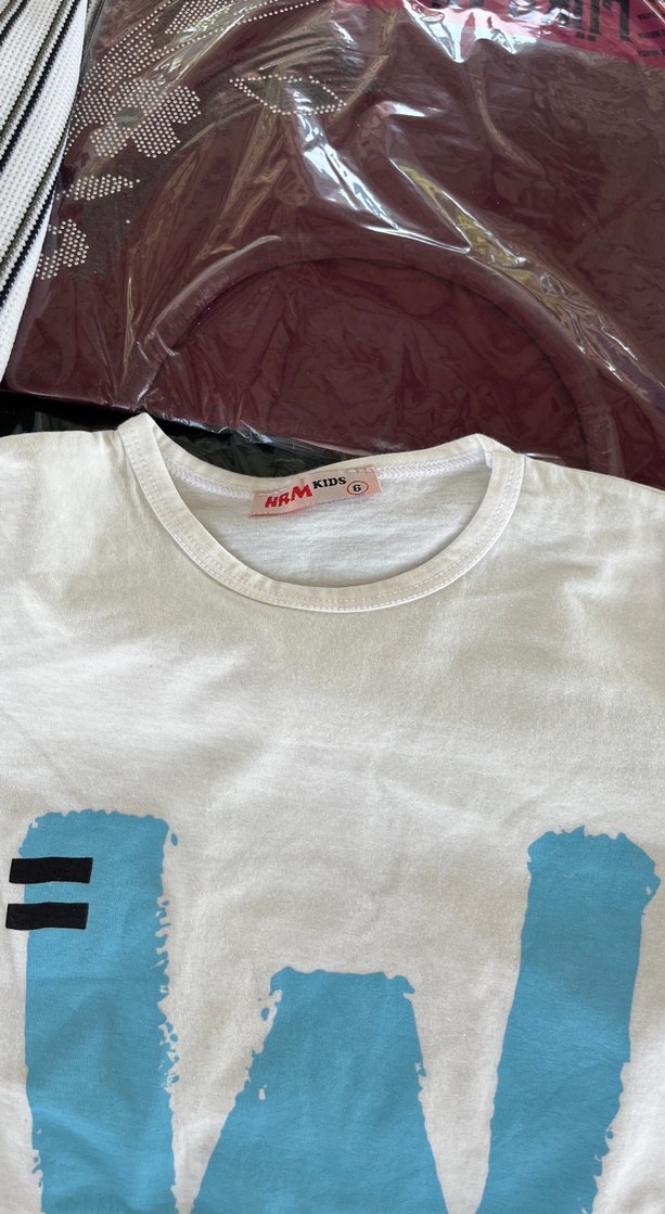 Beyaz Baskılı Erkek Tişörtü, Kısa Kollu - Görsel 2