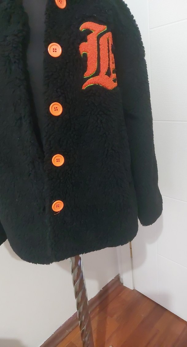 KAPÜŞONLU   Siyah Midi Kadın PELUŞ KABAN - Görsel 2