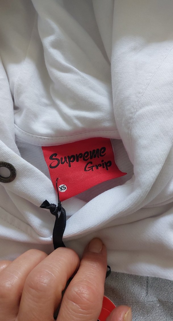 Beyaz Baskılı Erkek Sweatshirt Kapüşonlu - Görsel 4