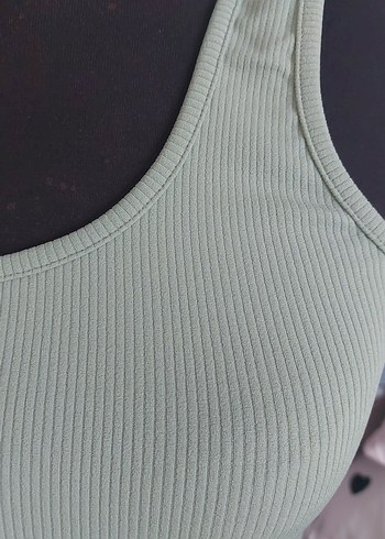 Diğer Gri Spor Rahat Crop Top