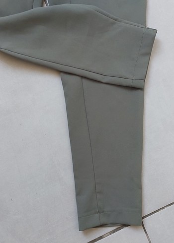 Select HAKİ Pilili Kadın Kumaş Pantolon