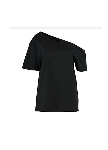 xl Beden siyah Renk Omuzu açık tişört