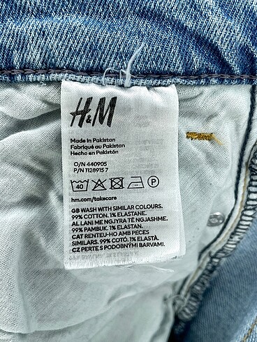 34 Beden mavi Renk H&M Jean / Kot %70 İndirimli.