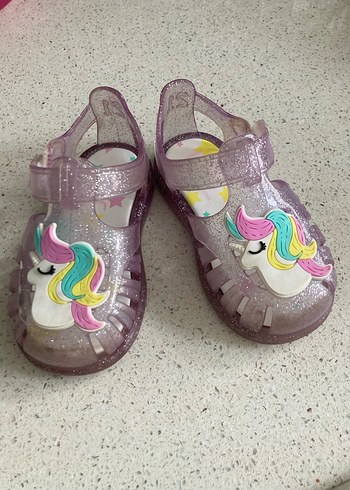 İgor Parlak Mor Unicorn Kız sandalet - Görsel 6