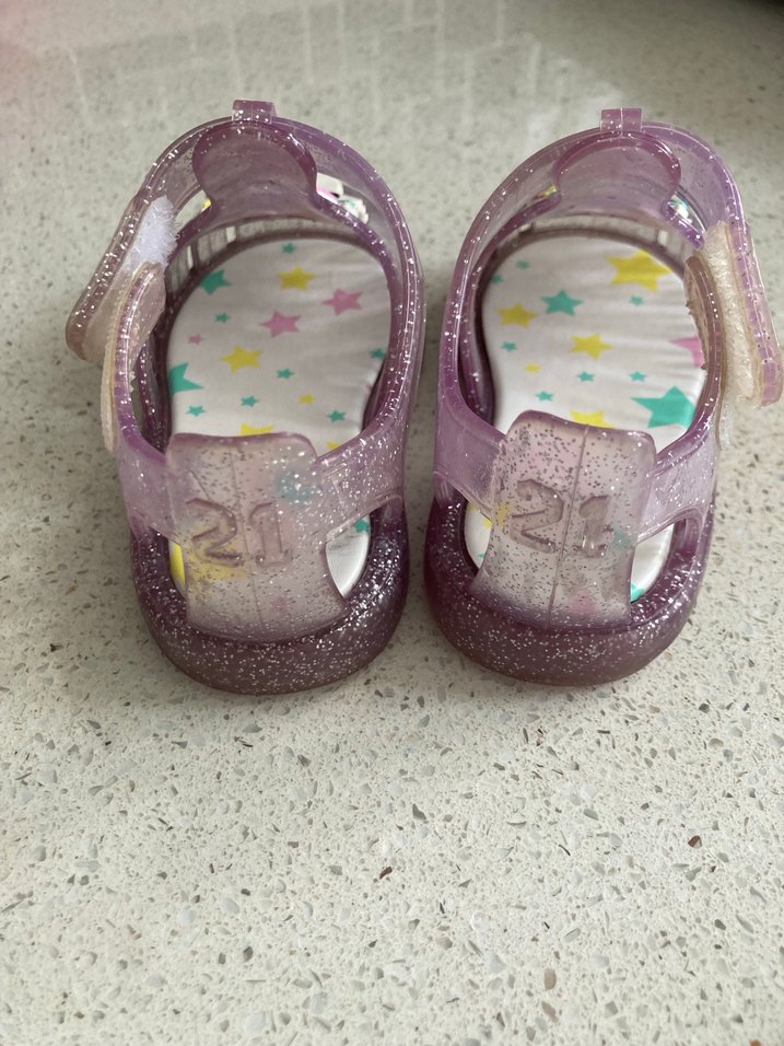 İgor Parlak Mor Unicorn Kız sandalet - Görsel 2