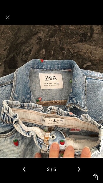 Zara Etek ceket takım