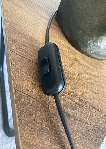 At Başlı Masa Lambası ve Figür - Görsel 6