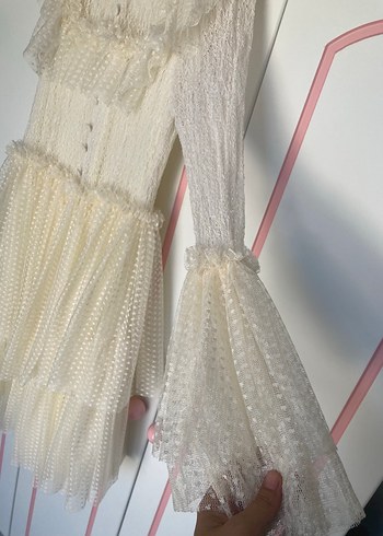 Anne kız papatya konseptli elbiseler - Görsel 3