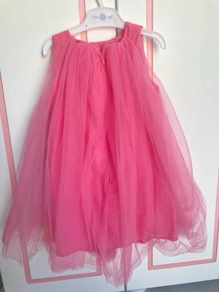 Pembe elbise - Görsel 5