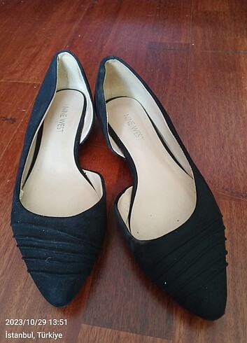 36 Beden siyah Renk Nine West babet