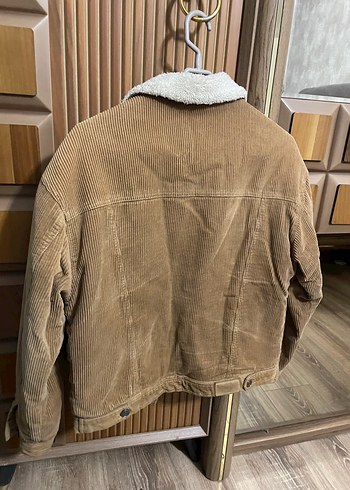 Kahverengi Kadın Süet Midi Mont - Görsel 4