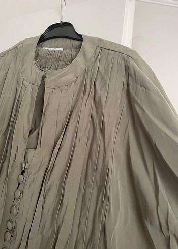 Nervürlü haki yeşil takım - Görsel 5