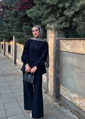 Trendyol & Milla Kadın Kemerli Uzun Kumaş Takım