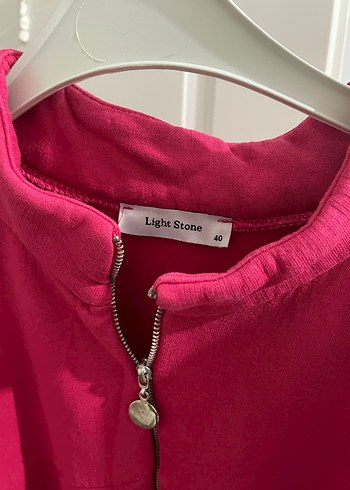 Fuşya sweat Uzun Kollu Rahat Kesim Kadın Elbise - Görsel 5