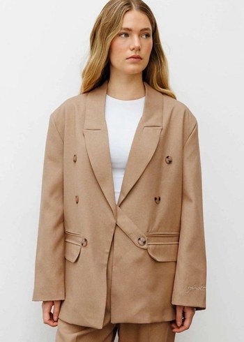 Düz Kesim Camel Kadın Blazer Ceket
Hoops Store - Görsel 2