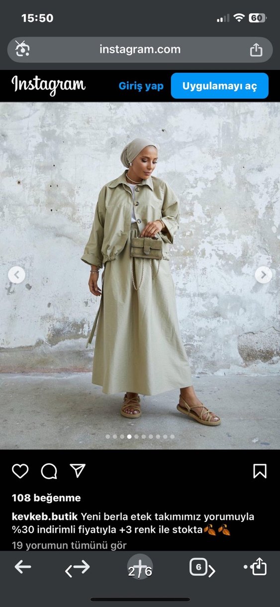 Kadın tesettür ikili takım - Görsel 3