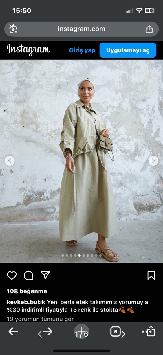 Kadın tesettür ikili takım - Görsel 4