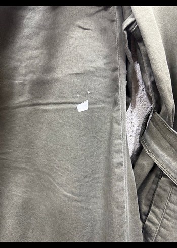 Kadın Kemerli Uzun Kollu Haki Takım - Görsel 6