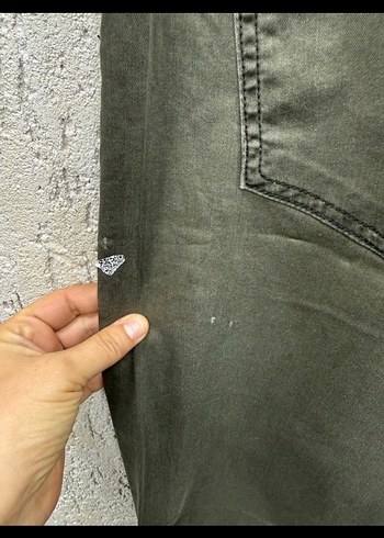 Kadın Kemerli Uzun Kollu Haki Takım - Görsel 7