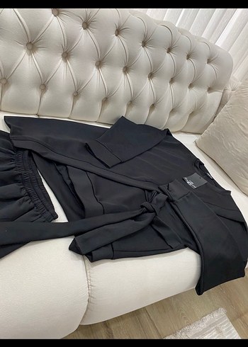 Siyah Salaş Kadın Eşofman Takımı - Görsel 4