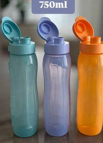 Tupperware eko şişe 750 ml 3lu set
