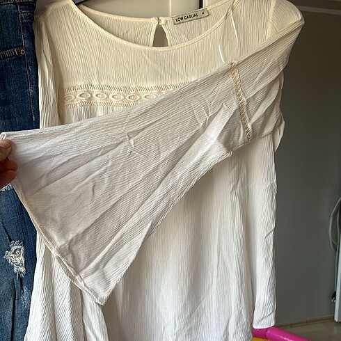 26 Beden Bluz ve kot pantolon