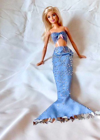 Barbie Deniz Kızı Barbie bebek elbise