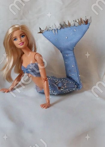 Deniz Kızı Barbie bebek elbise