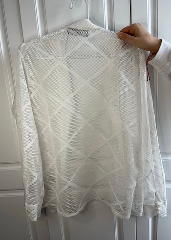 Dantel Detaylı Beyaz Vintage Gömlek - Görsel 2