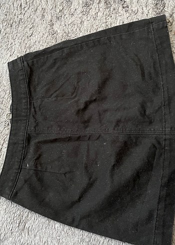 Siyah Mini Kadın Etek - Görsel 2