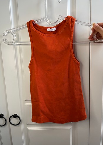 Kiremit Rengi Yüksek Yakalı Kadın - Görsel 3