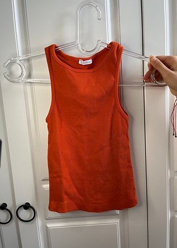 Kiremit Rengi Yüksek Yakalı Kadın - Görsel 2