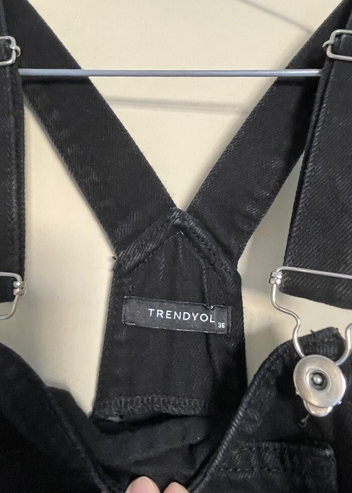 Trendyol askılı mini etek tulum - Görsel 2