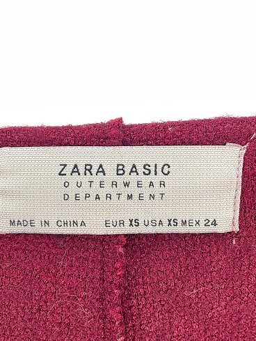 s Beden bordo Renk Zara Kaban %70 İndirimli.