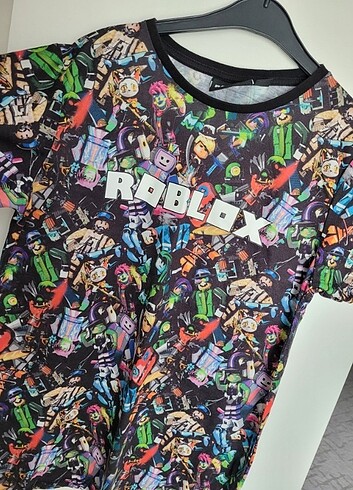 13-14 Yaş Beden çeşitli Renk ROBLOX TİŞÖRT