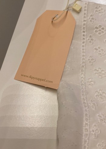xs Beden beyaz Renk İşlemeli Beyaz Etek
