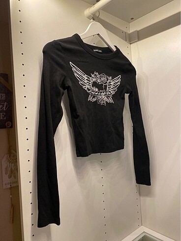 Bershka siyah bluz