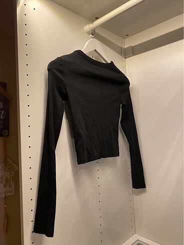 Bershka siyah bluz - Görsel 7